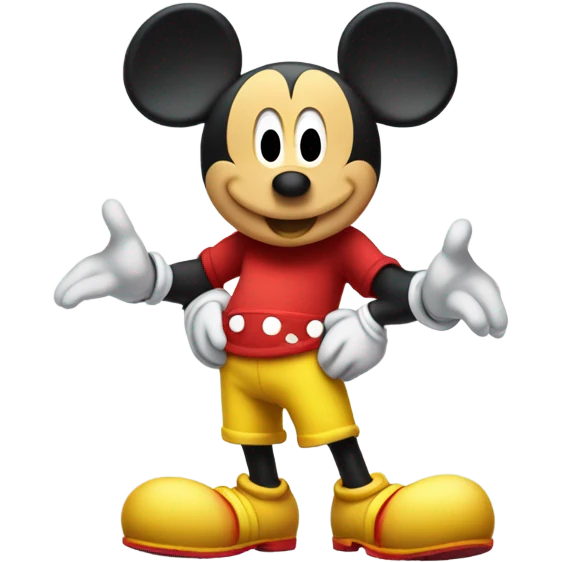 Mickey mouse emoji