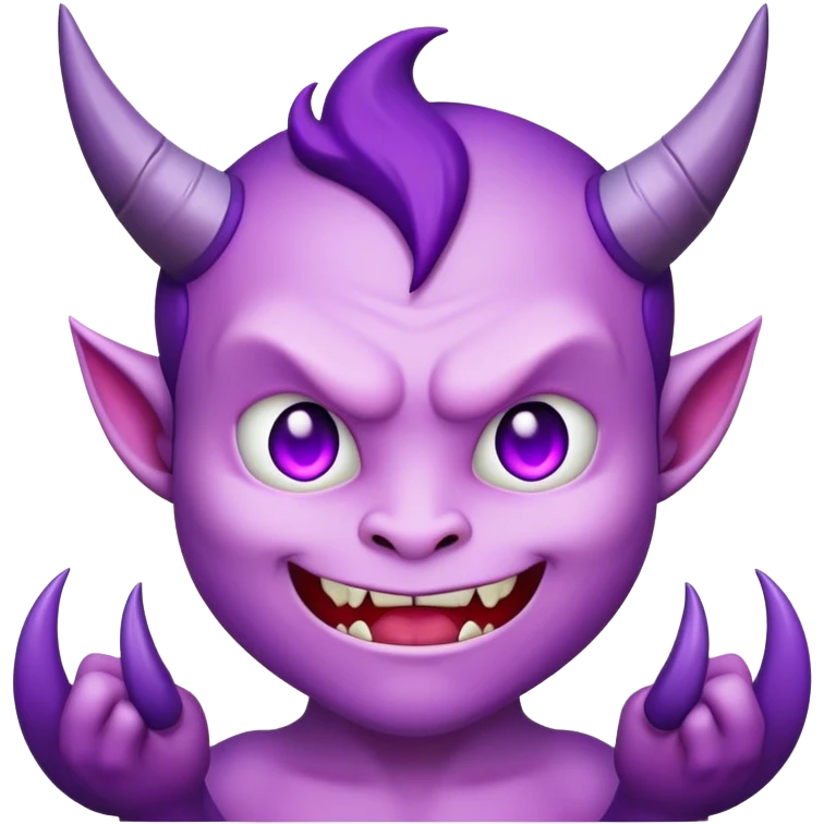 cute purple devil emoji