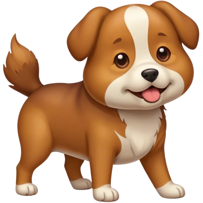 Doggy pooping  emoji