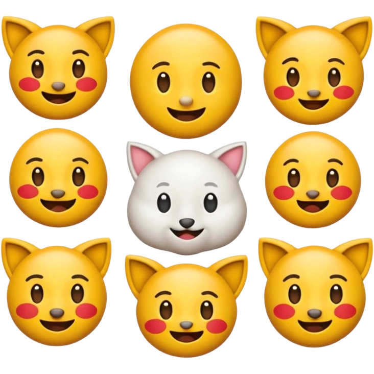 Emoji set of gojo example 😁😃🤣🥰🥲🥳😡😈🤬🤪😜😎🤒🤕🤑 emoji