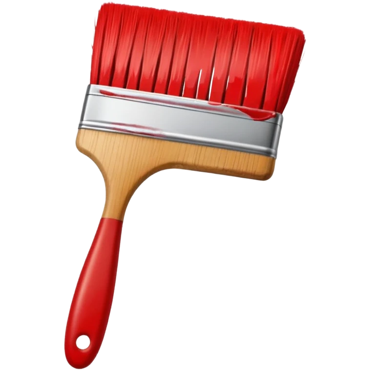 paint brush with paint emoji