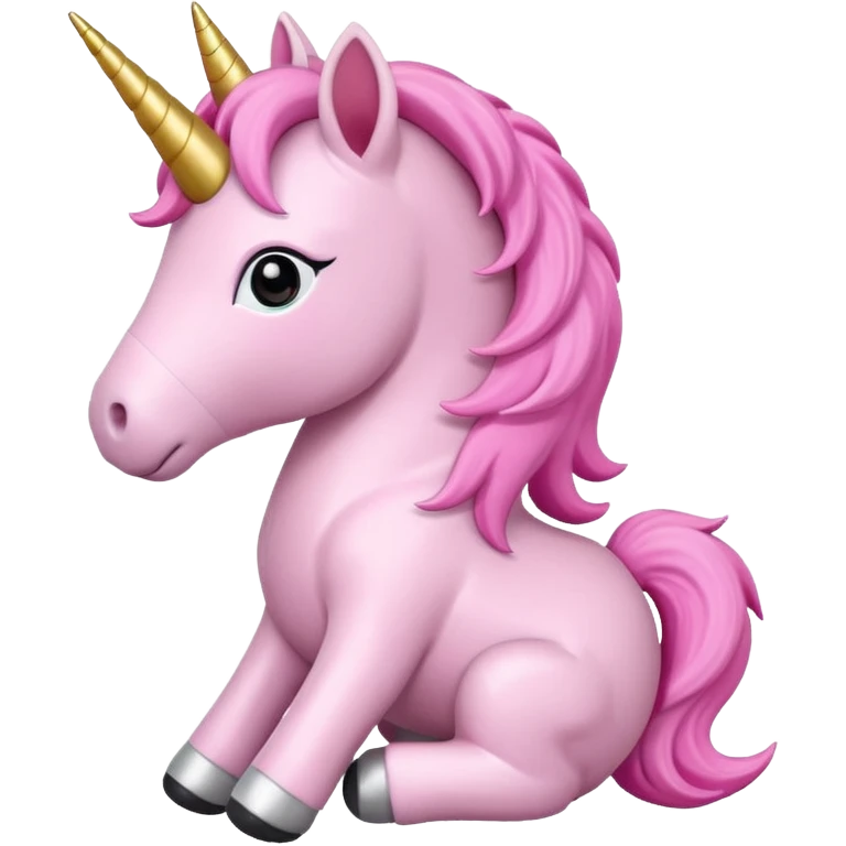 pink unicorn toy emoji