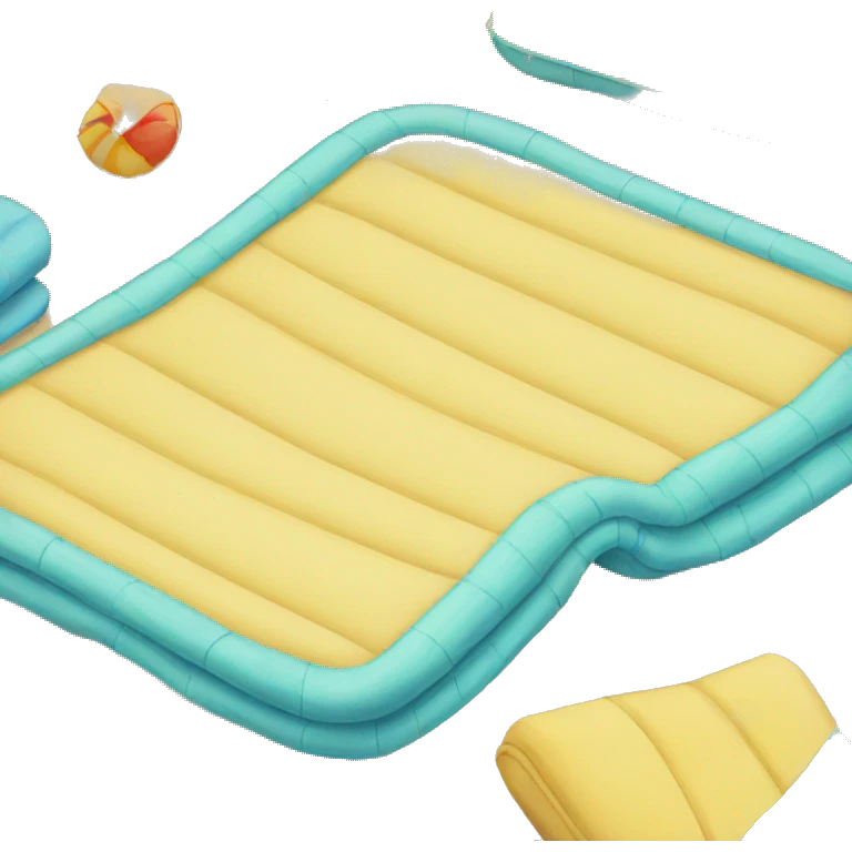 beach mattress  emoji