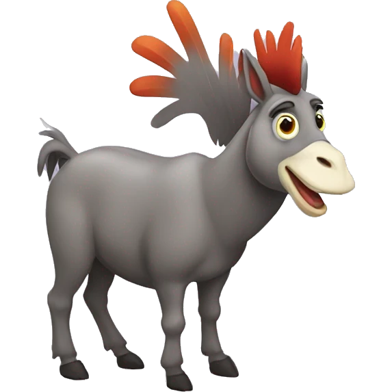 donkey chicken emoji