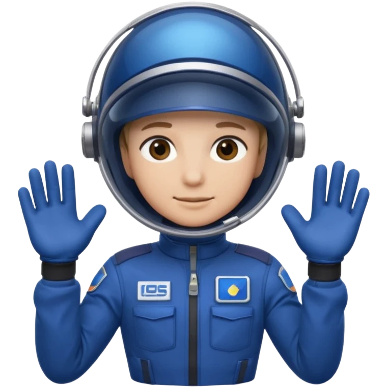 Blue-visor space mechanic emoji