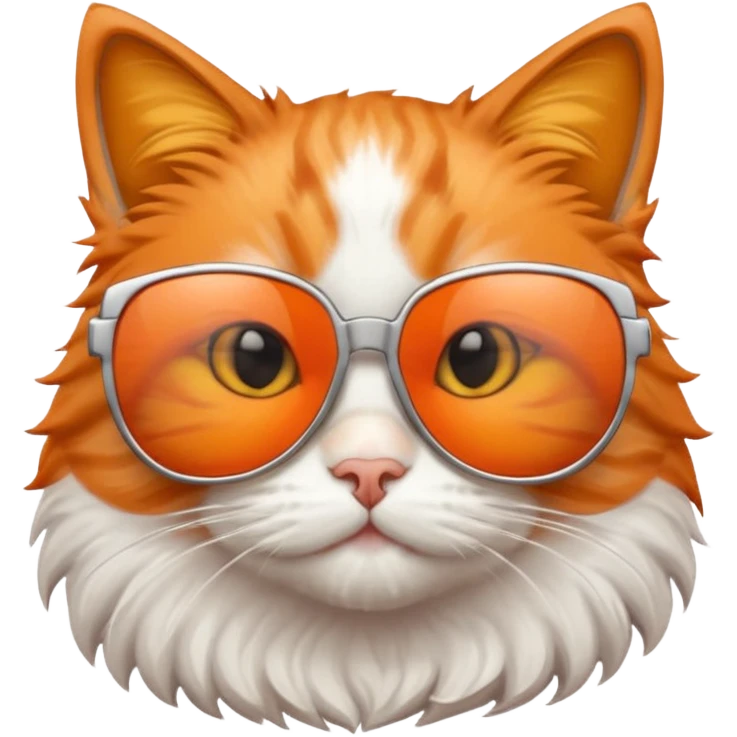 Cat wearing sunglasses emoji