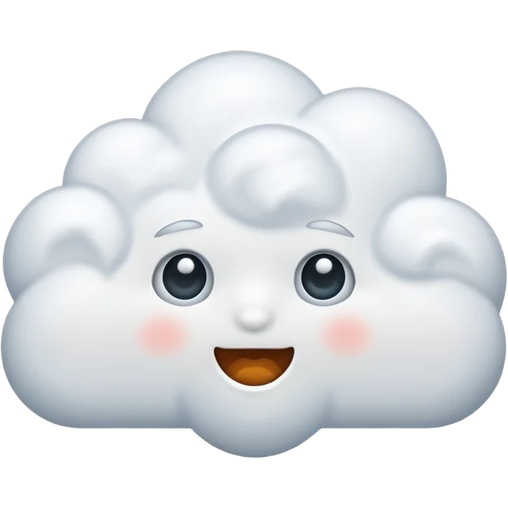 snow cloud emoji