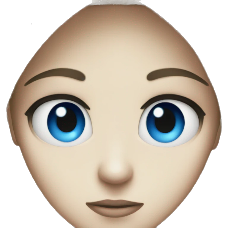 emo blue eyes emoji