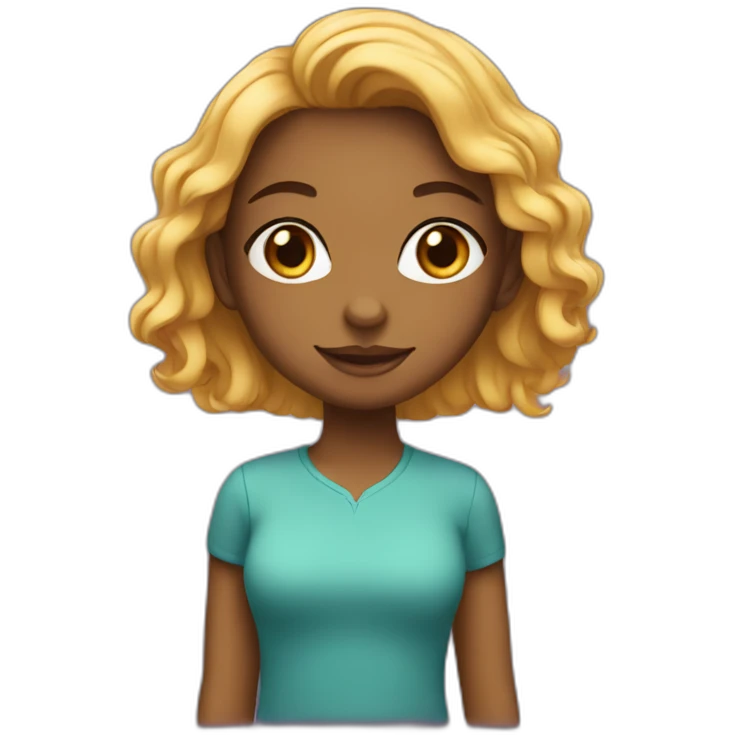 Girl with a name “Vera” emoji