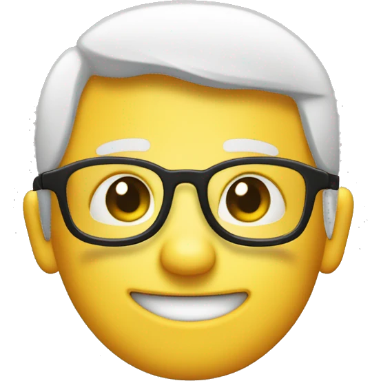 Emoji weches die brille hinten am kopf trägt emoji