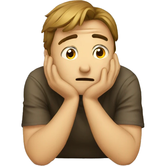 person​​ bored emoji