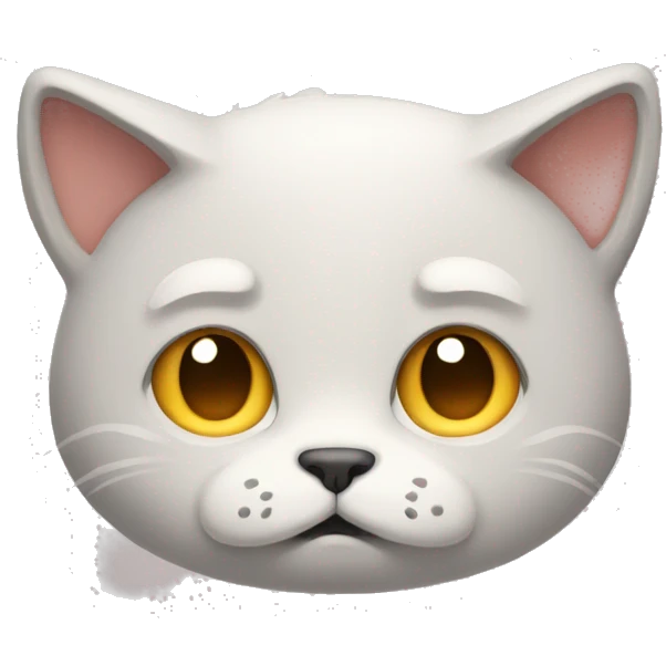 Sad cat emoji
