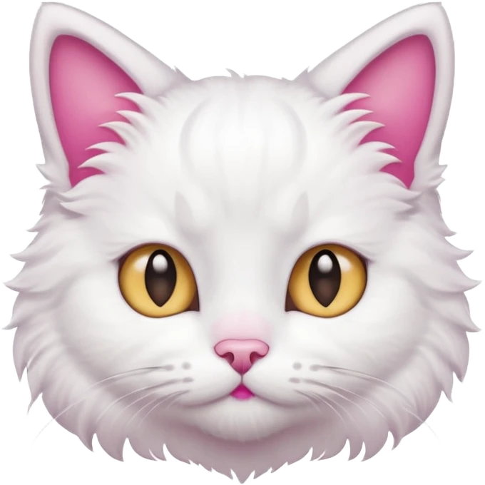 White kitty emoji