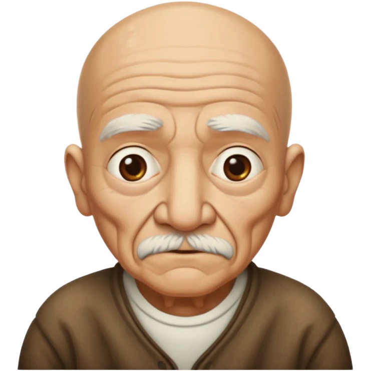 old guy mexican bald saying nobody cares emoji