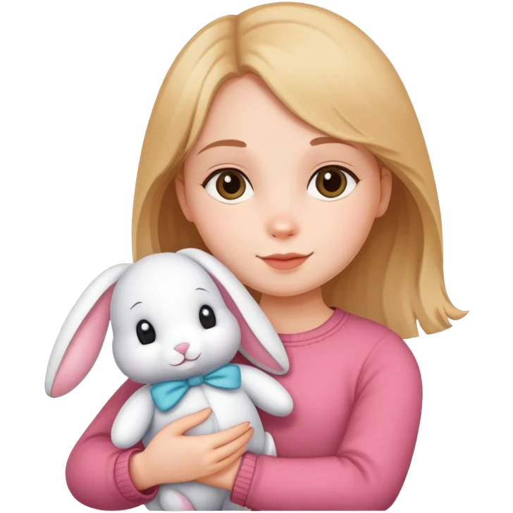Millane mit Hase im Arm emoji