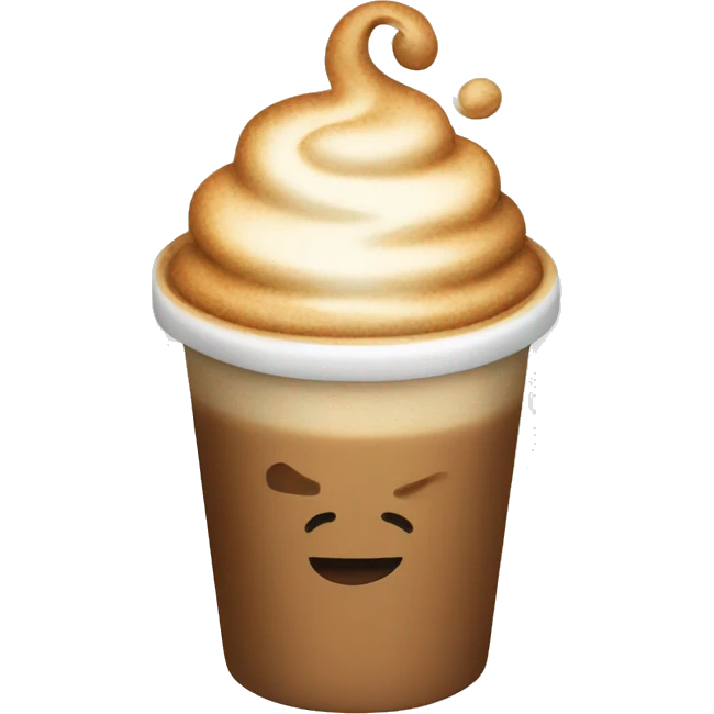 Latte coffee emoji