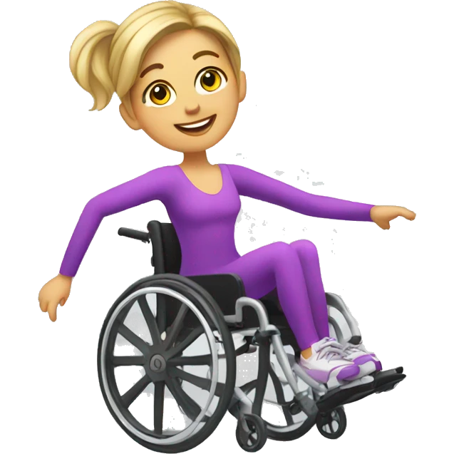 Wheelchair dancer emoji