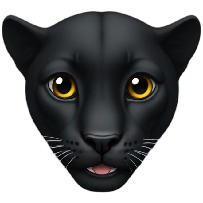 Animal pantera negra emoji