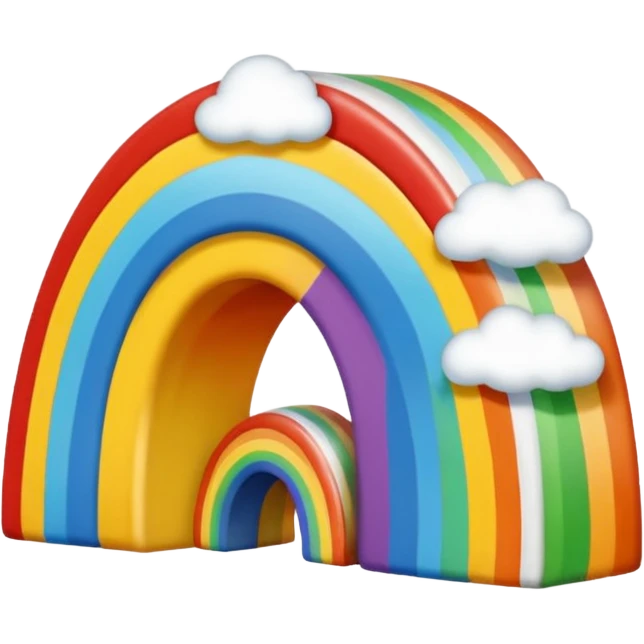 Faça um dálmata colorido que seja a raça de cachorro que seja colorido do arco-íris apenas as pintas emoji