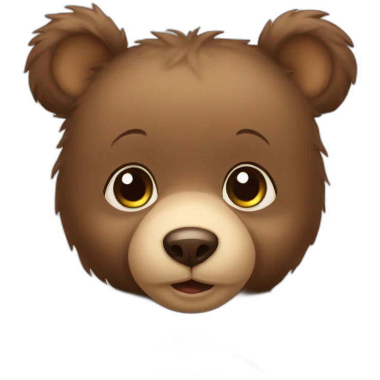 Baby bear  emoji
