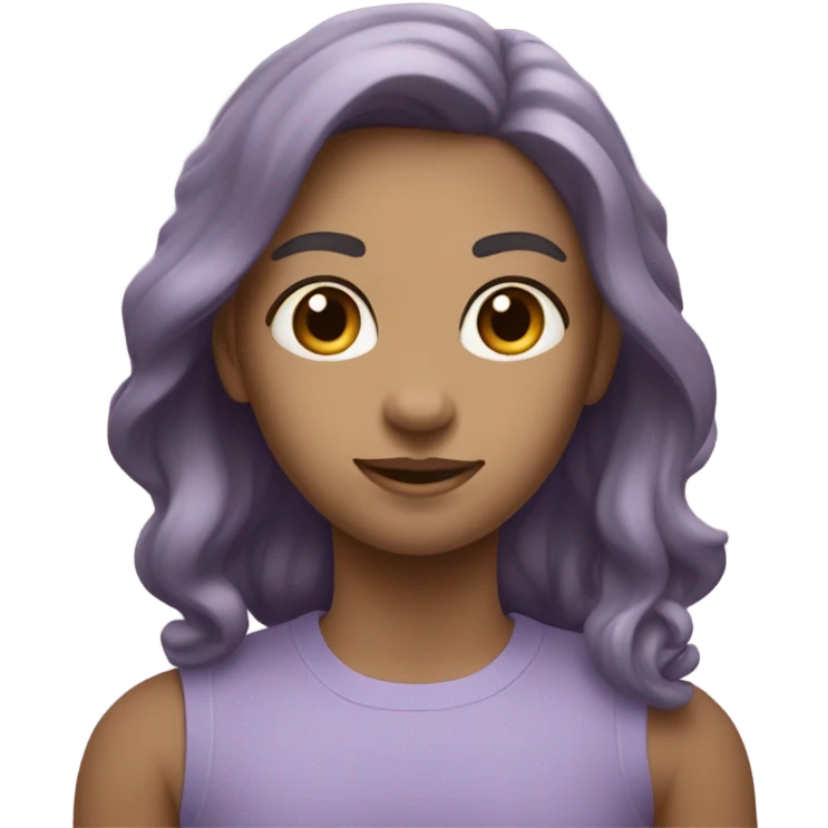 pastel purple painting emoji