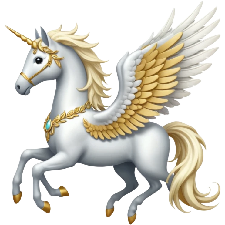Whimsical pegasus  emoji