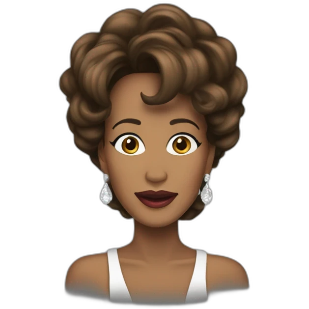 Whitney-houston-chanteuse emoji
