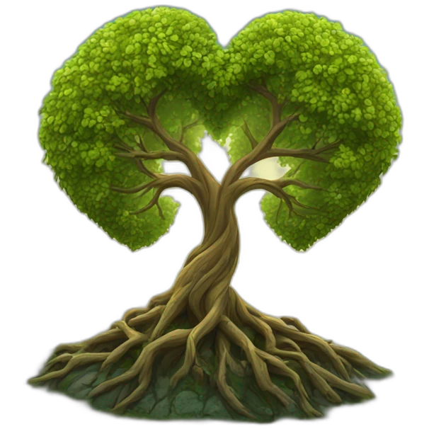 arbre de vie coeur emoji