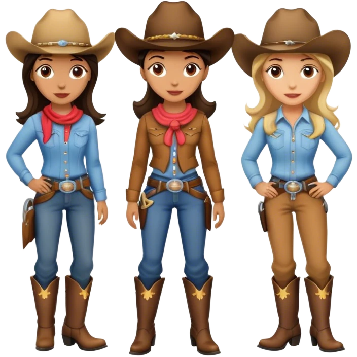 Cowgirls  emoji