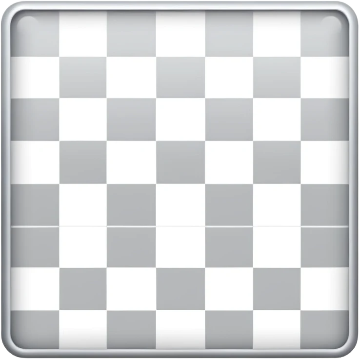 Light gray and white square with a checkered pattern 8x8 emoji