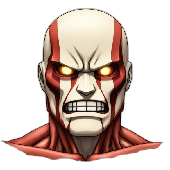 The colossal titan, Shingeki no Kyojin emoji