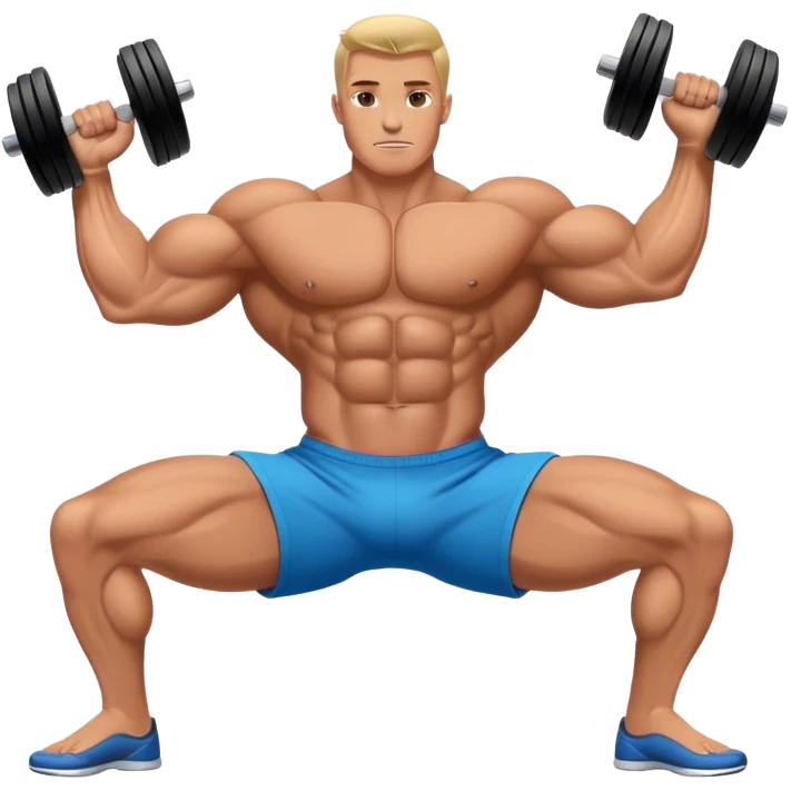 bodybuilder obliques exercise emoji