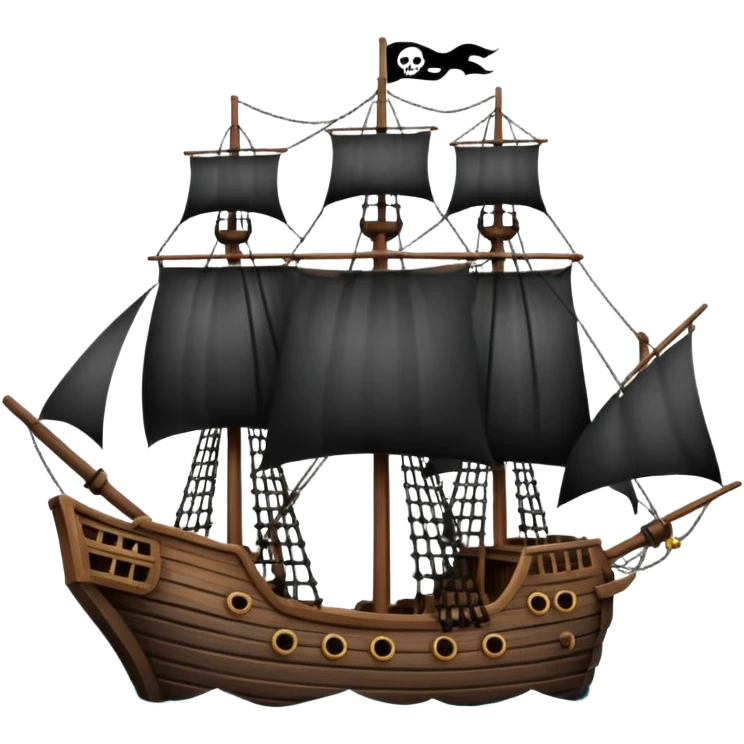 pirate ships emoji
