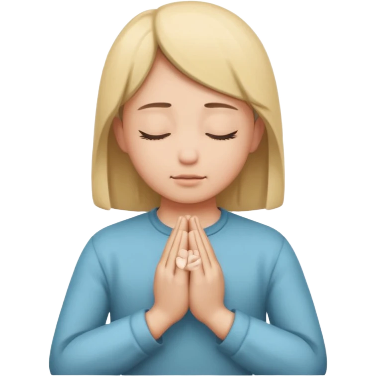 Praying emoji