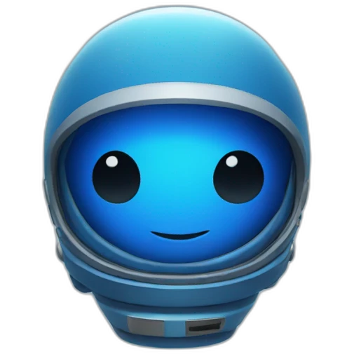 blue spaceman emoji