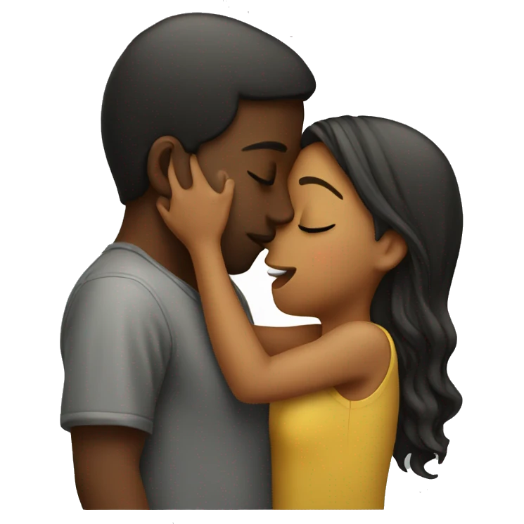Girl kissing emoji