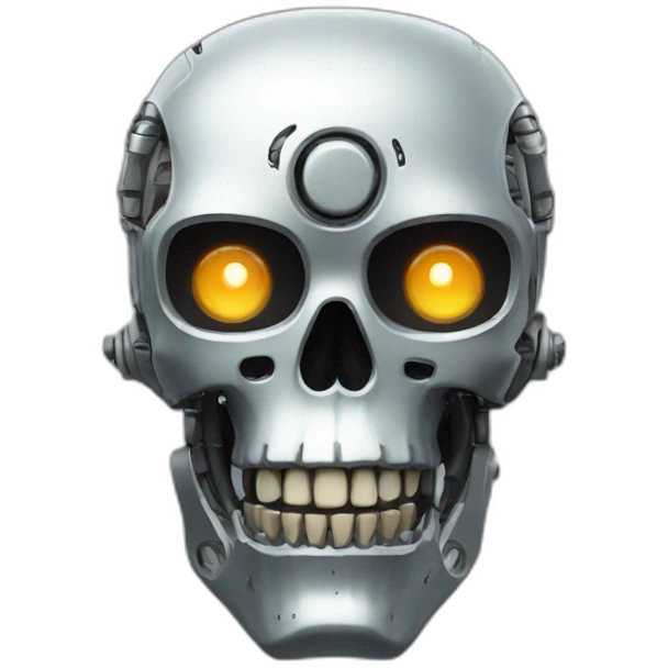 robot skull emoji
