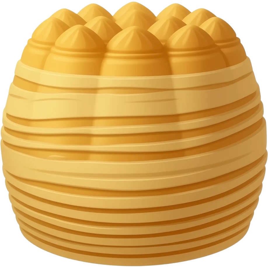 Three quarters view of Mysore pak emoji