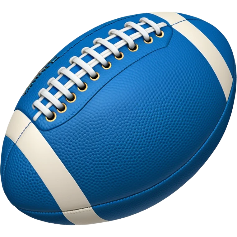 blue football ball emoji