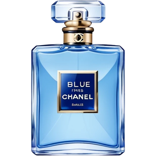 Create perfume emoji for blue de Chanel and jpg emoji