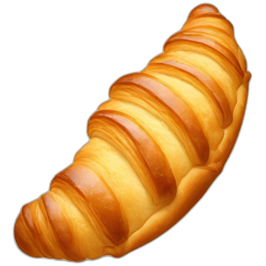 Delicious-curved-croissant emoji