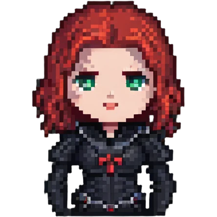 Black Widow Marvel character emoji