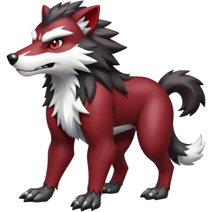 Shiny Obstagoon (full body) emoji