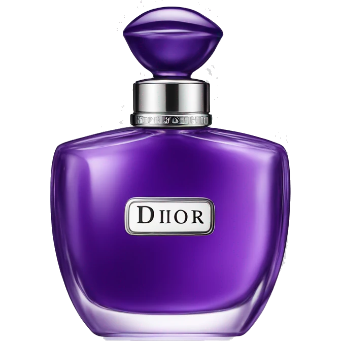 Purple Dior perfume  emoji