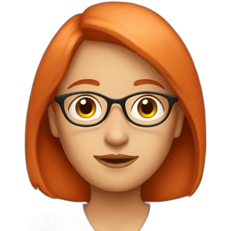 Red hair entrepreneur life coach girl emoji