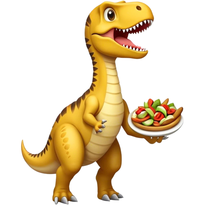 Souvlaki dinosaur emoji