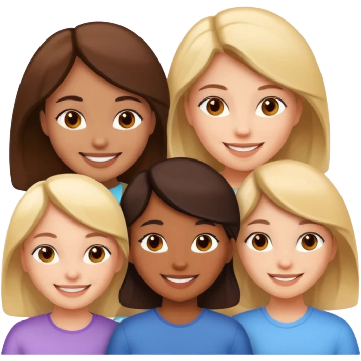 Girls Trio  emoji