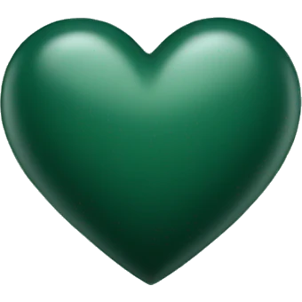 Dark Green Heart  emoji