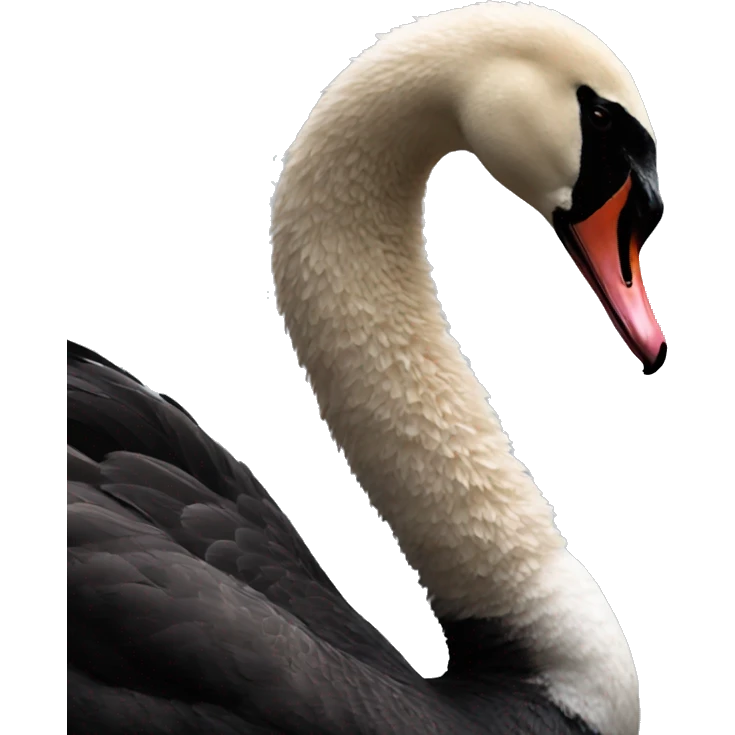 Black swan emoji
