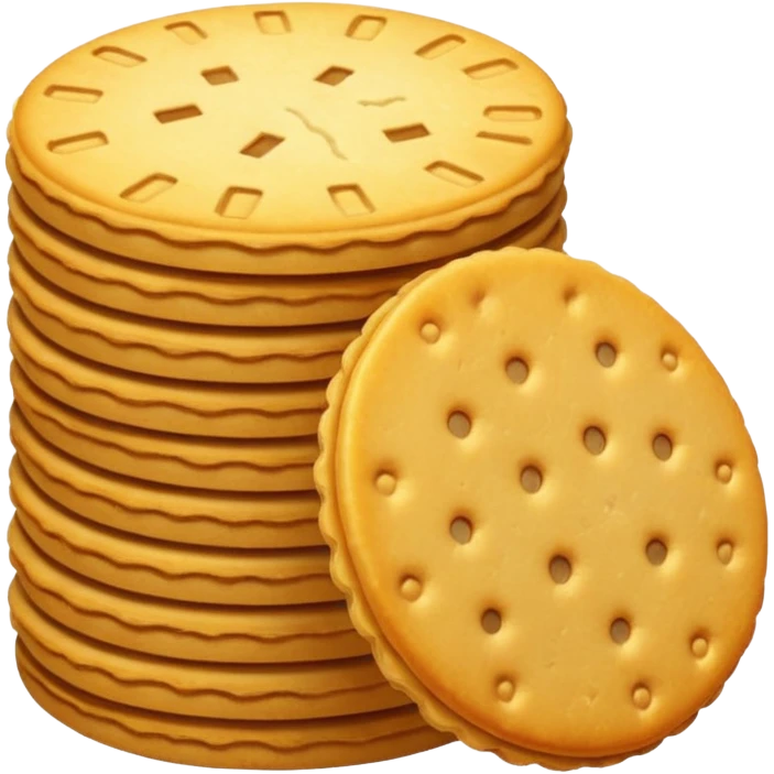 ritz cracker NO FACE emoji